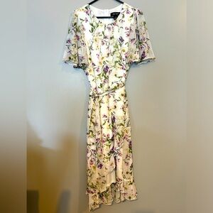 Floral Asymmetrical Dress